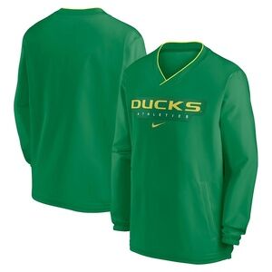 NWT men's medium Nike Oregon Ducks 2024 sideline pullover wind shirt/Jacket